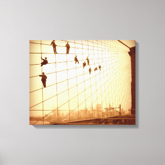 Hanging Out Brooklyn Bridge Cables Wall Art