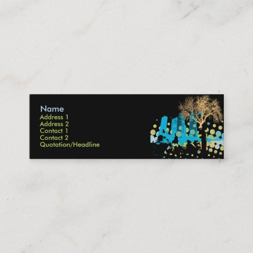 Customizable "Hanging out with the Gang" Profile Card Business Card Template