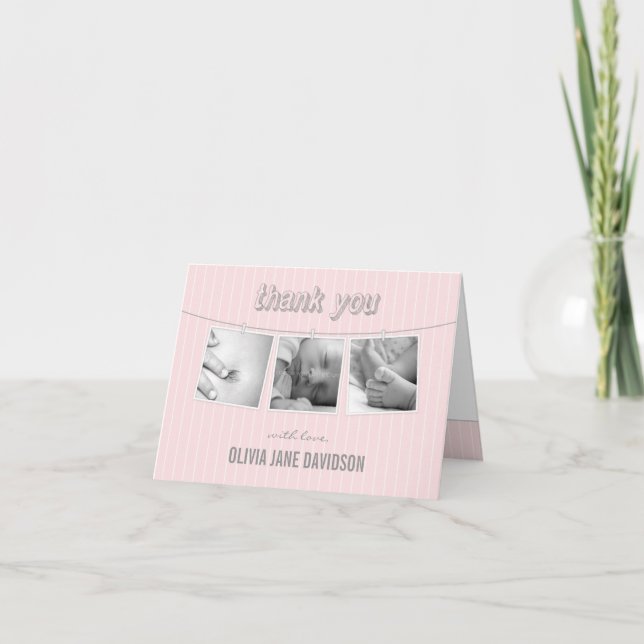 Hanging Pictures Thank You Card (Front)
