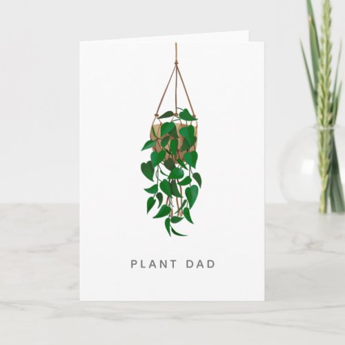 Hanging Plant Dad Card