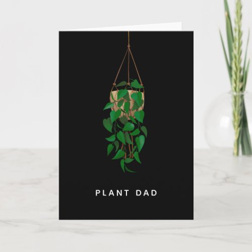 Hanging Plant Dad Card