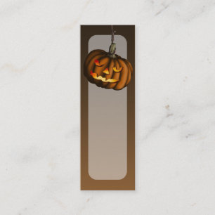 Hanging Pumpkin, bookmark pack or business cards