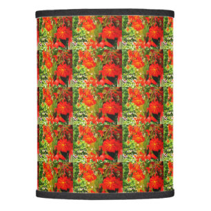 HANGING RED GARDEN lamp shade