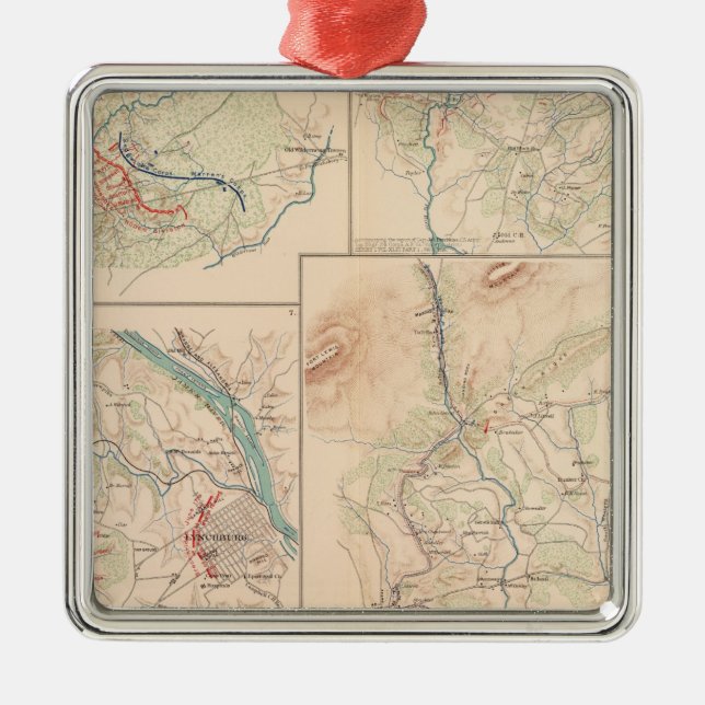 Hanging Rock Monocacy Metal Ornament (Front)