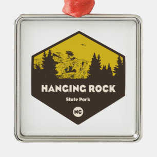 Hanging Rock State Park, North Carolina Metal Ornament