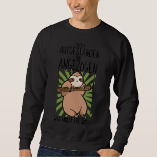 Hanging Sloth For Lounger And Morning Muffle Sweatshirt
