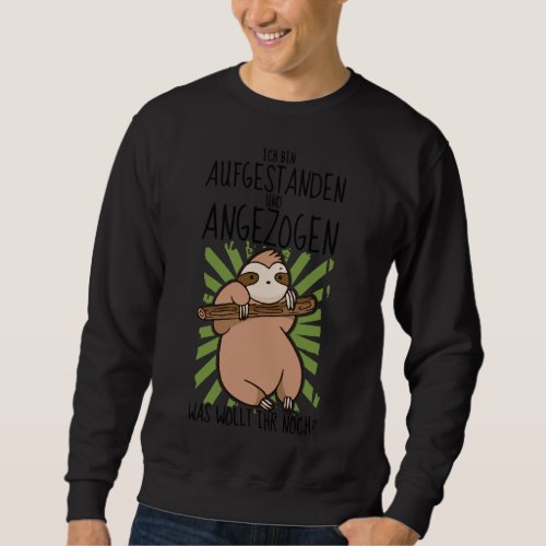 Hanging Sloth For Lounger And Morning Muffle Sweatshirt