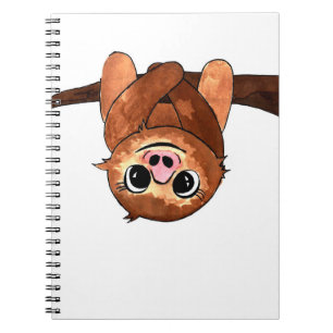 Hanging sloth notebook