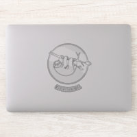 Hanging Sloth Spirit Animal Funny Vinyl Cut Out Sticker