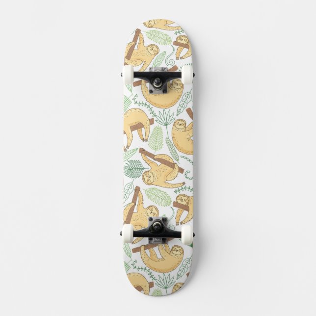 Hanging Sloths Skateboard Deck (Front)