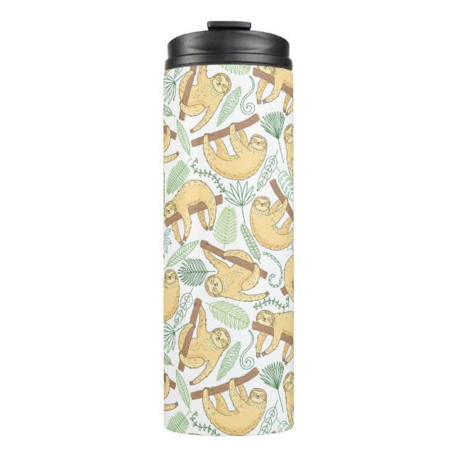 Hanging Sloths Thermal Tumbler (Front)
