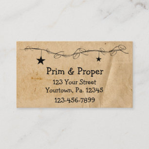 Hanging Stars Business Card