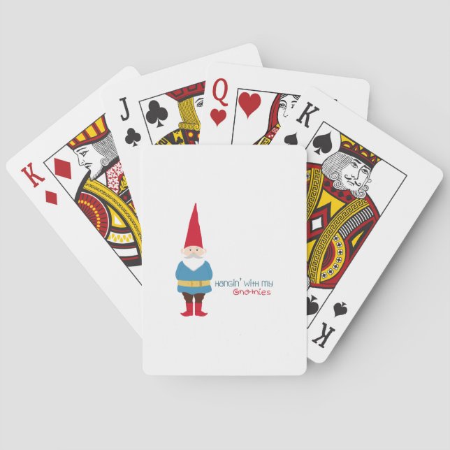 Hanging W/ My Gnomies Poker Cards (Back)