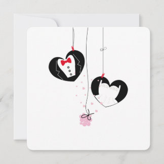 Hanging Wedding Symbols. Bride groom