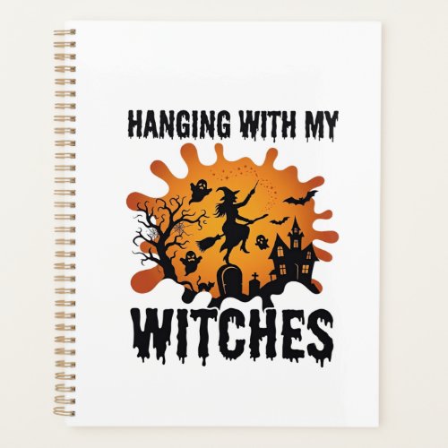 Hanging Witches Halloween Witch Broom Haunted Hous Planner