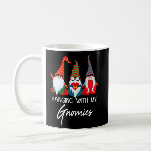 Hanging With Gnomies Gnome Christmas Xmas Buffalo  Coffee Mug