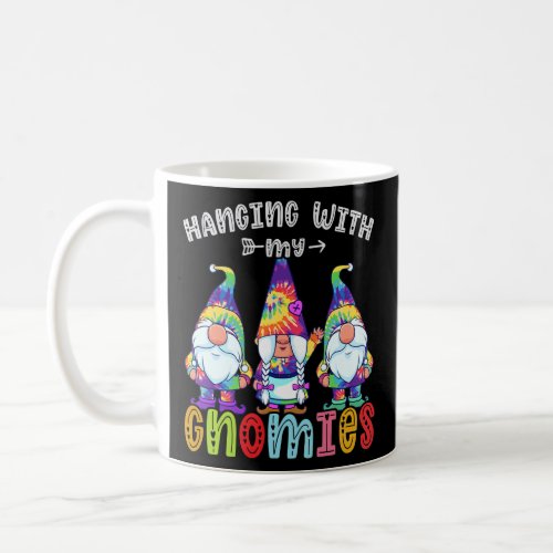 Hanging With Gnomies Gnome Merry Christmas Tie Dye Coffee Mug