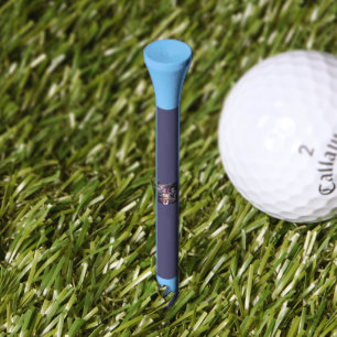 Hanging With Hyde blue golf tee