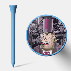 Hanging With Hyde blue golf tee top