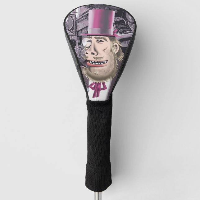 Hanging With Hyde golf club driver head cover (Front)