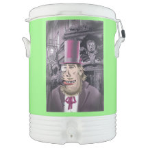 Hanging With Hyde green Igloo beverage cooler