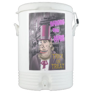 Hanging With Hyde Halloween Igloo beverage cooler
