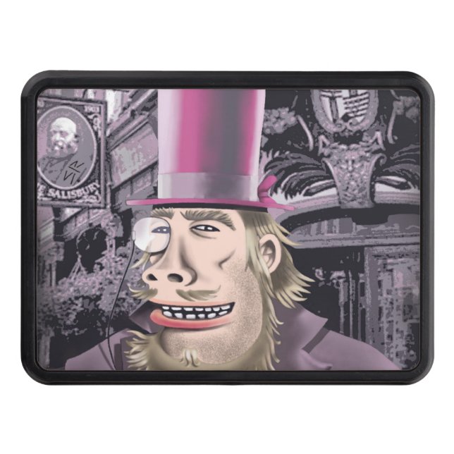 Hanging With Hyde hitch cover receiver (Front)