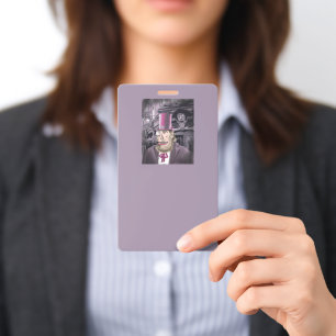 Hanging With Hyde purple badge vertical