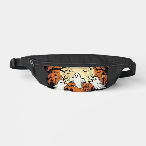 Hanging With My Boo Halloween Ghost Design Fanny Pack