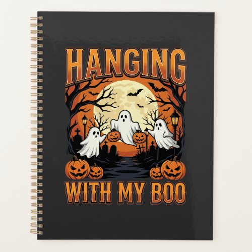 Hanging With My Boo Halloween Ghost Design Planner