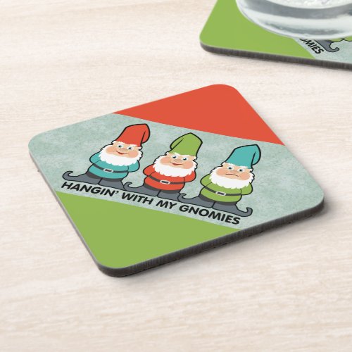 Hanging With My Gnomies Beverage Coaster