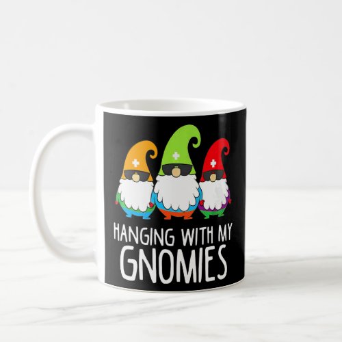 Hanging With My Gnomies Christmas 2023 Outfit Half Coffee Mug