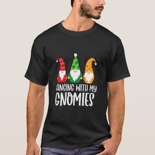 Hanging With My Gnomies Christmas Family Matching  T_Shirt