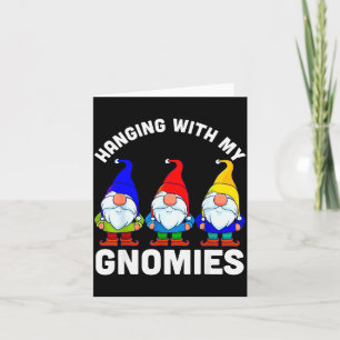 Hanging With My Gnomies, Christmas Garden Gnome Co Card