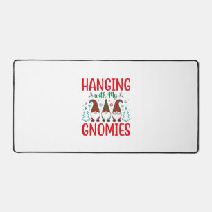 Hanging With My Gnomies Christmas Gnome Desk Mat