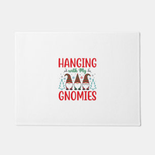 Hanging With My Gnomies Christmas Gnome Doormat
