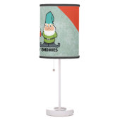 Hanging With My Gnomies Cute Table Lamp (Right)