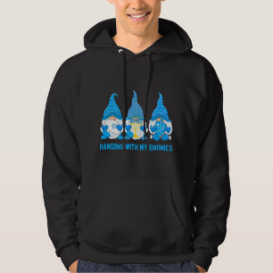 Hanging With My Gnomies Gnome Christmas Pajamas Fa Hoodie