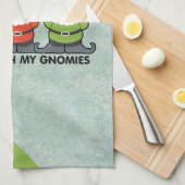 Hanging With My Gnomies Homies Cute Kitchen Towel (Quarter Fold)