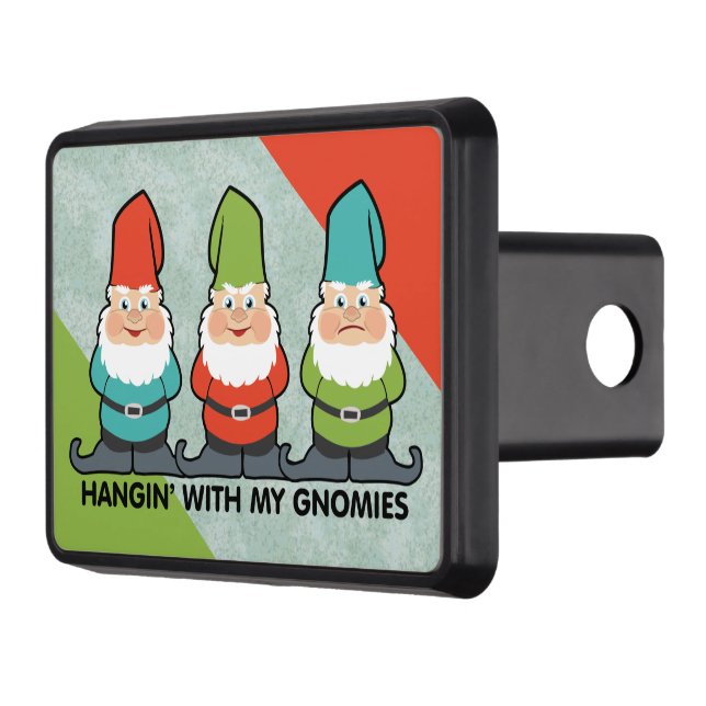Hanging With My Gnomies Homies Hitch Cover (Left)