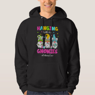 Hanging With My Gnomies Pediatric Nurse Easter Day Hoodie