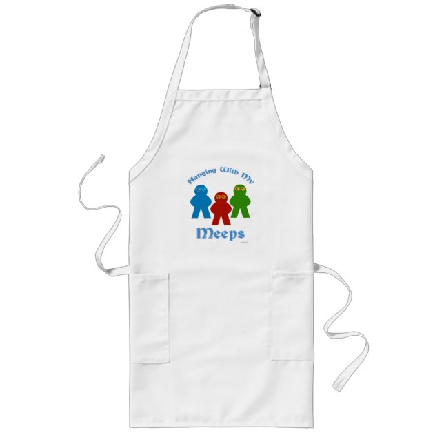Hanging With My Meeps Game Time Fun Long Apron (Front)