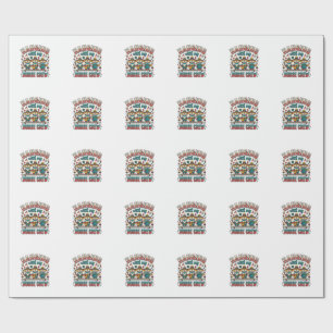 Hanging With My Nurse Crew Fiesta Nurse Shirt Desi Wrapping Paper
