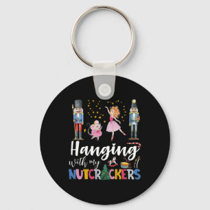 Hanging With My Nutcrackers Squad Christmas Ballet Keychain