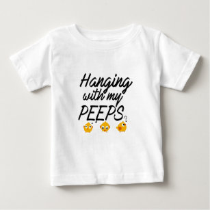 Hanging With My Peeps - Social Design Baby T-Shirt