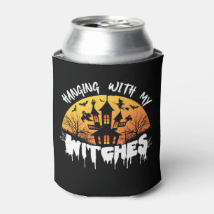 Hanging with My Witches Halloween Can Cooler
