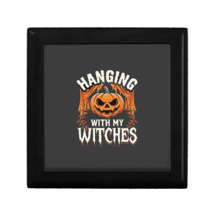 Hanging With My Witches Halloween Pumpkin Gift Box