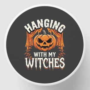 Hanging With My Witches Halloween Pumpkin Mini Candle Favors