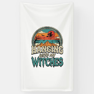 Hanging With My Witches Vintage Halloween Design_1 Banner