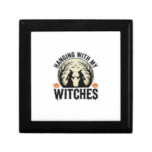 Hanging With My Witches Vintage Halloween Design ( Gift Box